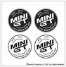 MINI GT ラウンドロゴ ミニステッカーセット (ミニカー)