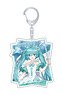 Hatsune Miku Series Acrylic Key Ring Hatsune Miku 16th Birthday Hatsune Miku (Anime Toy)