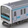 1/80(HO) J.R. East Series 209 Style (Keihin Tohoku Color) Two Lead Car Kit (KUHA209, KUHA208) (2-Car Unassembled Kit) (Model Train)