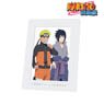 Naruto: Shippuden [Especially Illustrated] Naruto Uzumaki & Sasuke Uchiha A Past and Present Ver. Chara Fine Mat (Anime Toy)