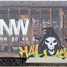 983 05 058 (N) 60ft Boxcar NS/ex-N&W Weathered 2-Pack (#604529, 604532) (3-Car Set) (Model Train)