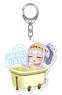 Sleepy Princess in the Demon Castle Bath-defo Acrylic Key Ring Princess Syalis & Mini Bath (Anime Toy)