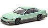 VERTEX Nissan Silvia S13 Green/Grey (ミニカー)