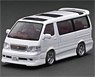Toyota Hiace Wagon Custom White (Diecast Car)