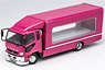 Mitsubishi FUSO Truck Outrigger Rise Truck Pink (Diecast Car)