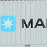 1/80(HO) 20ft 22G1 MAERSK (2 Pieces) (Model Train)