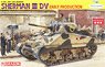 WW.II M4 Sherman III DV Early Production w/Magic Tracks & Figure (Plastic model)