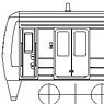 1/80(HO) J.R.West Series 207 S Formation Three Car Brass Kit (3-Car Unassembled Kit) (Model Train)