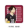 [Haikyu!!] Leather Badge (Square) YM (Rintaro Suna) (Anime Toy)