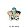 [Haikyu!!] Star Shape Can Badge YO (Bokuto & Akaashi) (Anime Toy)