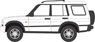 (OO) Land Rover Discovery 2 Chawton White (Model Train)