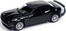 2023 Dodge Challenger Hellcat Gloss Black / White (Diecast Car)