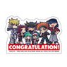 Yu-Gi-Oh! 5D`s Team 5D`s WRGP Winner Commemorative Deformed Sticker (Anime Toy)