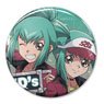 Yu-Gi-Oh! 5D`s [Especially Illustrated] Leo & Luna 65mm Can Badge WRGP Off Shot Ver. (Anime Toy)