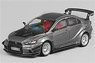 Mitsubishi ランサー エボリューション X Varis Widebody チタニウムグレーメタリック (ミニカー)