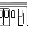 1/80(HO) Unpainted Body for KUHA 101 w/Window (Model Train)