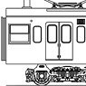 1/80(HO) MOHA72-971 - 980 / MOHA103(SAHA103)-3000 (Unassembled Kit) (Model Train)