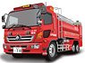 Mito City Fire Bureau Large Water Tanker (Ousui) w/Figure (Diecast Car)