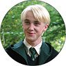 Harry Potter Can Badge Draco Malfoy B (Live-Action) (Anime Toy)