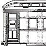 16番(HO) スハニ35650 魚腹 プラ製ベースキット (組み立てキット) (鉄道模型)