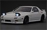 INITIAL D Mazda Savanna RX-7 Infini (FC3S) White With LED light (Diecast Car)