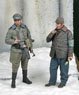 Current East German Border Guard Officer & Border Guard Assistant 1970-80s Winter (2 Figures) (Plastic model)