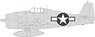 Masking Sheet for F6F-3 US national insignia(for Eduard) (Plastic model)