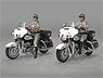 Figure Set - Highway Patrol Police Motorcycles (Diecast Car)