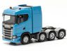 (HO) Scania CS 20 ND Large Tractor Light Blue [Scania CS 20 ND] (Model Train)