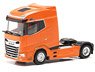 (HO) DAF XG Rigid Tractor Orange (Model Train)