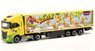 (HO) Iveco S-Way LNG Refrigerated Box Semi Trailer `Kuchenmeister` (Model Train)