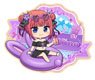 The Quintessential Quintuplets 3 Puchichoko Sticker [Nino Nakano] Vacation Ver. (Anime Toy)