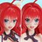 Gokubi Girls Slender Gloumorous High School DxD BorN Rias Gremory Temptation & Super Temptation Ver. DX Figure (Set of 2) (PVC Figure)
