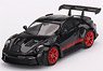 Porsche 911(992) GT3 RS Black w/Pyro Red (LHD) [Clamshell Package] (Diecast Car)