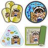 Detective Conan Old Tale Style Collection Travel Sticker (Set of 4) Conan Edogawa (Anime Toy)