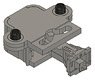[Price Undecided] 1/80(HO) T-Evolution Series Tight Lock Coupler Gray for 2-Car (4 Pieces) (Model Train)