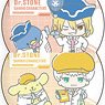 Can Badge [Dr. Stone x Sanrio Characters] 03 White Coat Box (Mini Chara Illustration) (Set of 10) (Anime Toy)