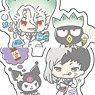 Acrylic Petit Stand [Dr. Stone x Sanrio Characters] 03 White Coat Box (Mini Chara Illustration) (Set of 10) (Anime Toy)