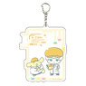 Big Acrylic Key Ring [Dr. Stone x Sanrio Characters] 06 Ukyo Saionji x Pom Pom Purin (Mini Chara Illustration) (Anime Toy)