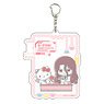 Big Acrylic Key Ring [Dr. Stone x Sanrio Characters] 08 Tsukasa Shishio x Hello Kitty (Mini Chara Illustration) (Anime Toy)