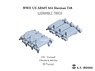 WWII US Army M4 Sherman T48 Workable Track (3D Printed) (Plastic model)