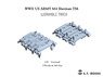 WWII US Army M4 Sherman T56 Workable Track (3D Printed) (Plastic model)