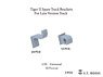 Tiger II Spare Track Brackets (for Late Version Track) (Plastic model)