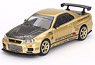 Nissan Skyline GT-R R34 Top Secret Bayside Gold (RHD) Japan Exclusive (Diecast Car)