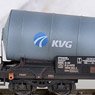 MU-N-G32062 (N) Zafns Type Tank Wagon (Gray) KVG Gealtert (Weathered) (Model Train)