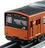 Real Class Series 201 Commuter Train (J.R. West 30N Renewaled Car/Orange) (Plarail)