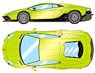 Lamborghini Aventador LP780-4 Ultimae 2021 (Dianthus Wheel) Verde Citrea / Black (Diecast Car)