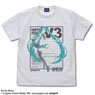 Hatsune Miku V3 T-Shirt Ver.3.0 White XL (Anime Toy)