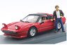 Ferrari 308 GTS - Personal Car Villeneuve 1977 - with Figure - 430km. in 2:25 hours (Diecast Car)