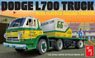 1966 Dodge L700 Truck with Flatbed Racing Trailer (Model Car)